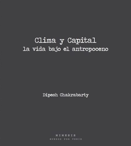 portada de Clima y Capital de ediciones Mímesis